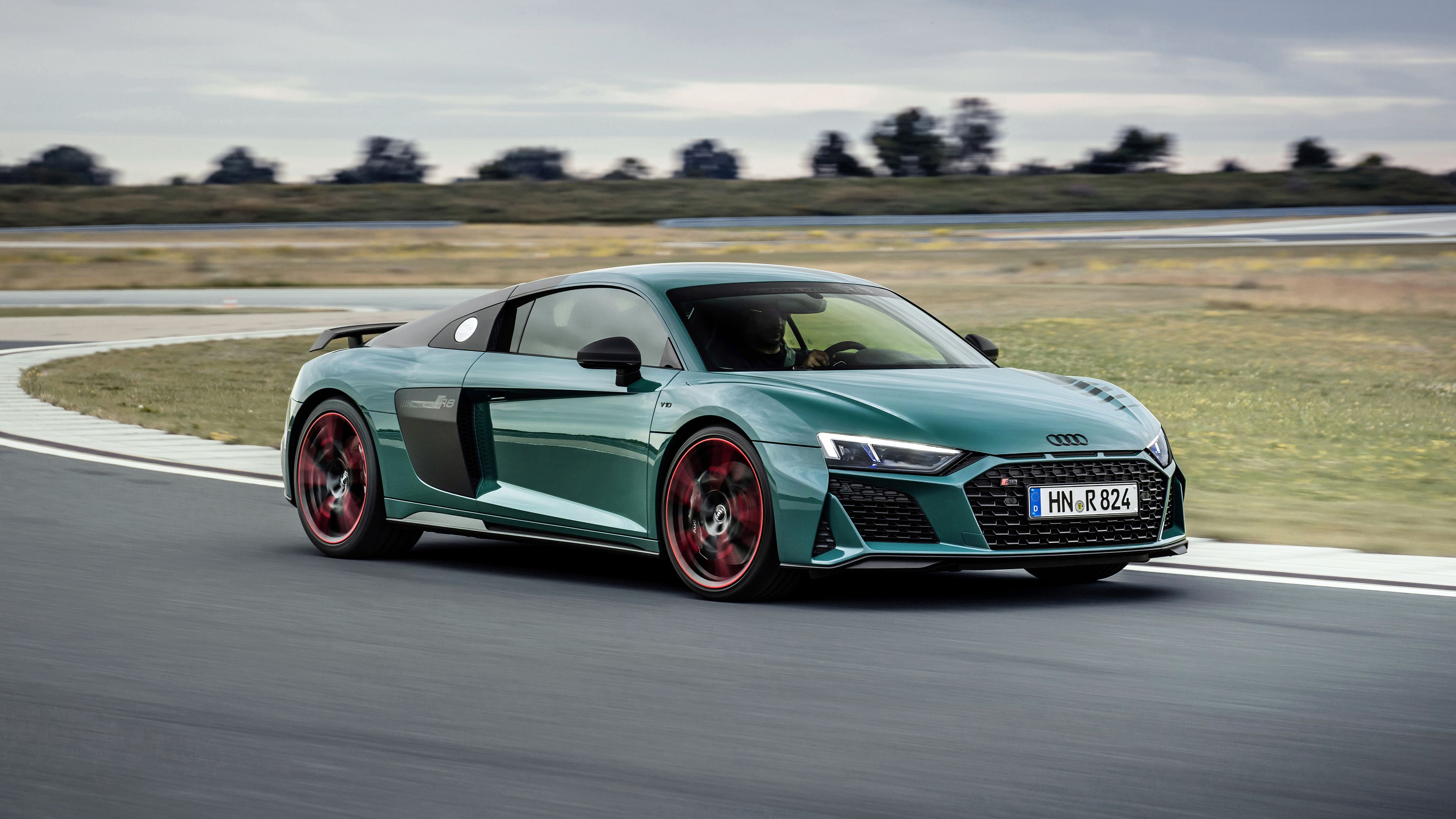 Audi R8 Green Hell 2021 4K Wallpaper. HD Car Wallpaper