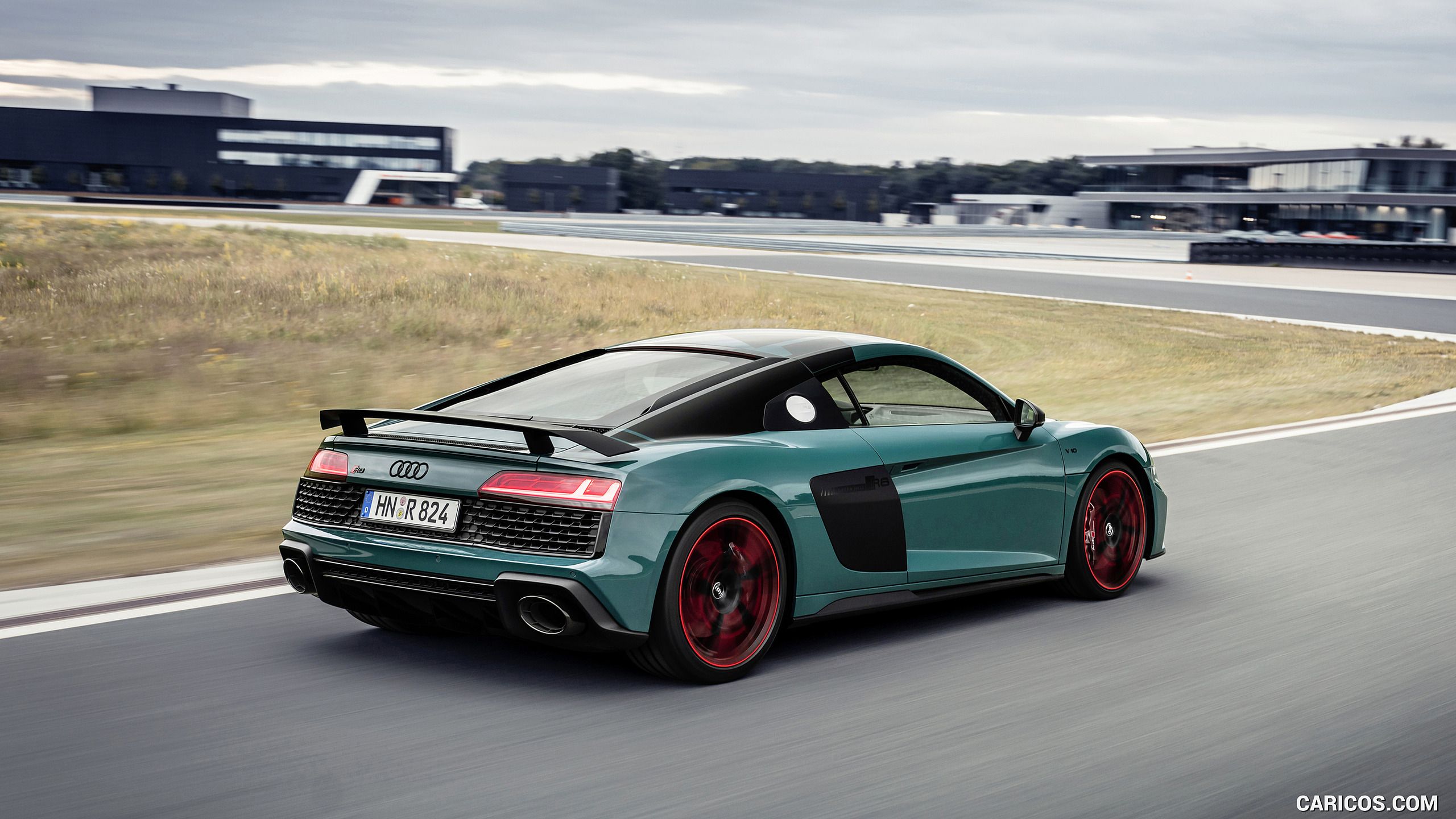 Audi R8 Green Hell (Color: Tioman Green) Three Quarter. HD Wallpaper