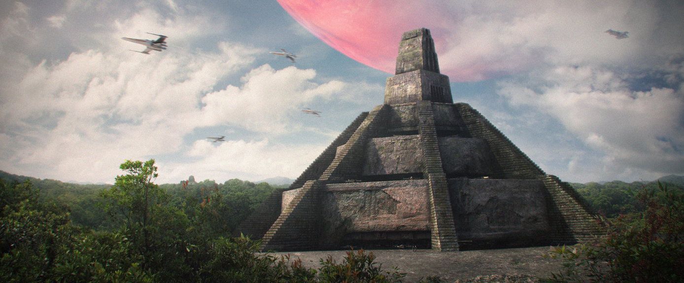 Great Temple of Yavin 4. Photo, Star wars, Star wars concept art