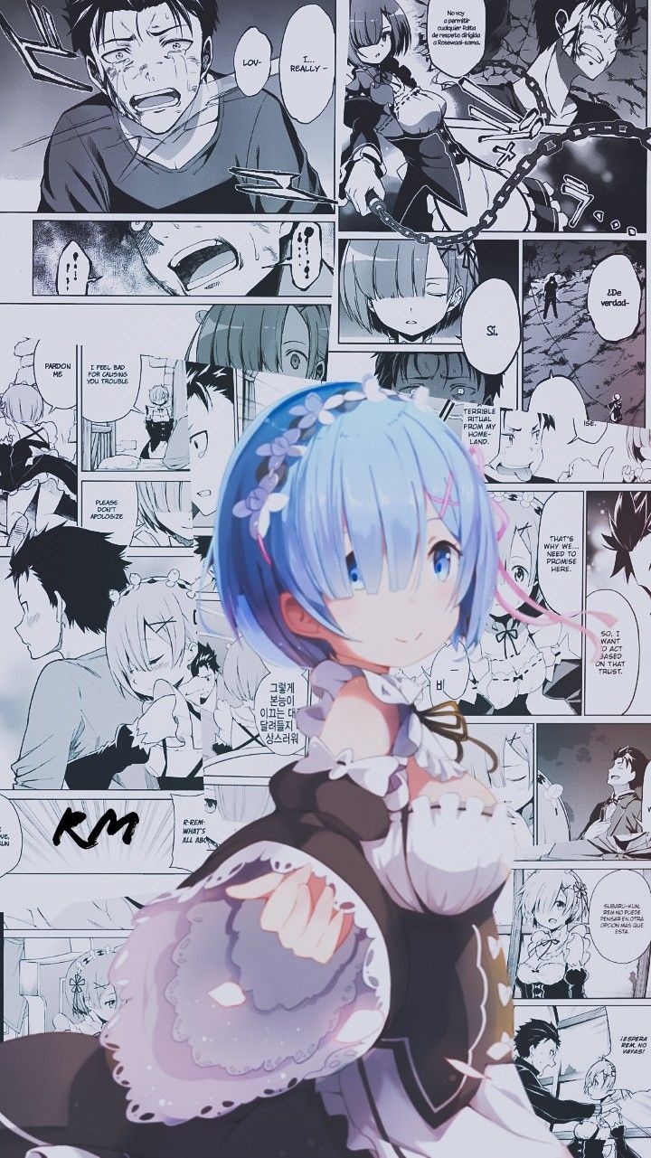 desing. Animes wallpaper, Re zero, Cenário anime