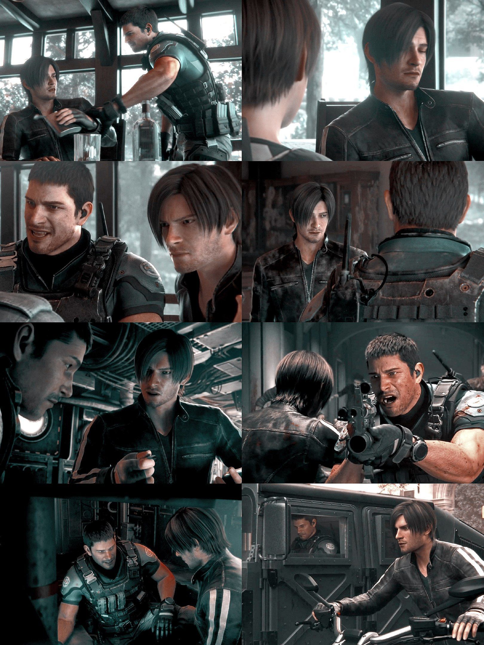 Resident Evil: Vendetta Look at these two dorks. Resident evil leon, Resident evil anime, Resident evil game
