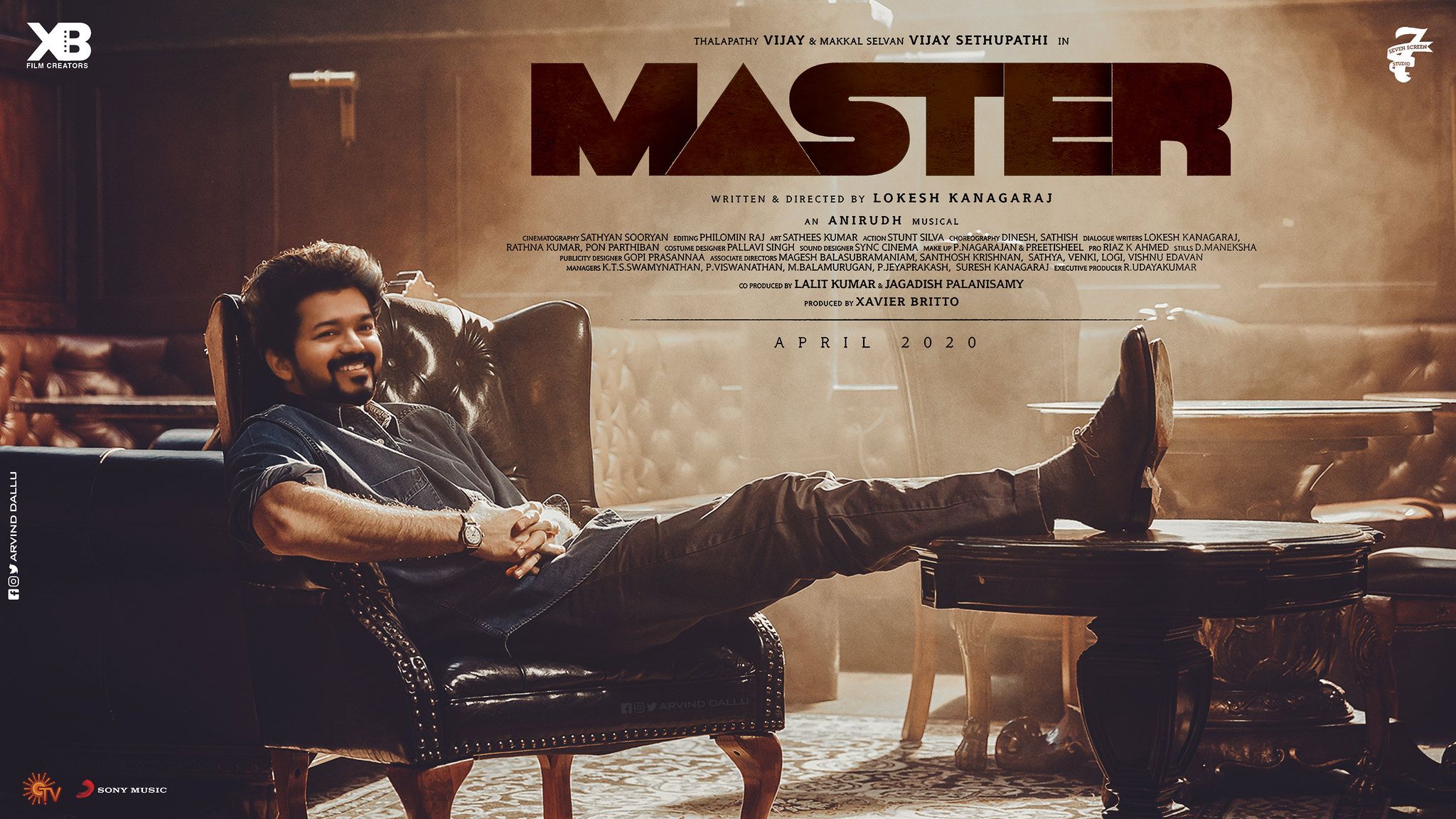 Master Movie Vijay 4K High Resolution Stills Free Download