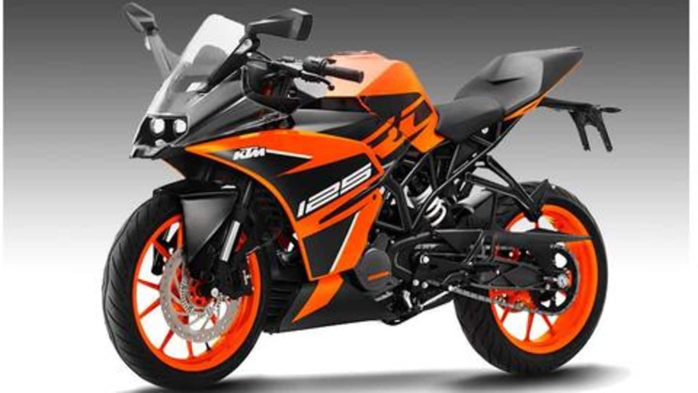 ktm rc 125 bs6 down payment