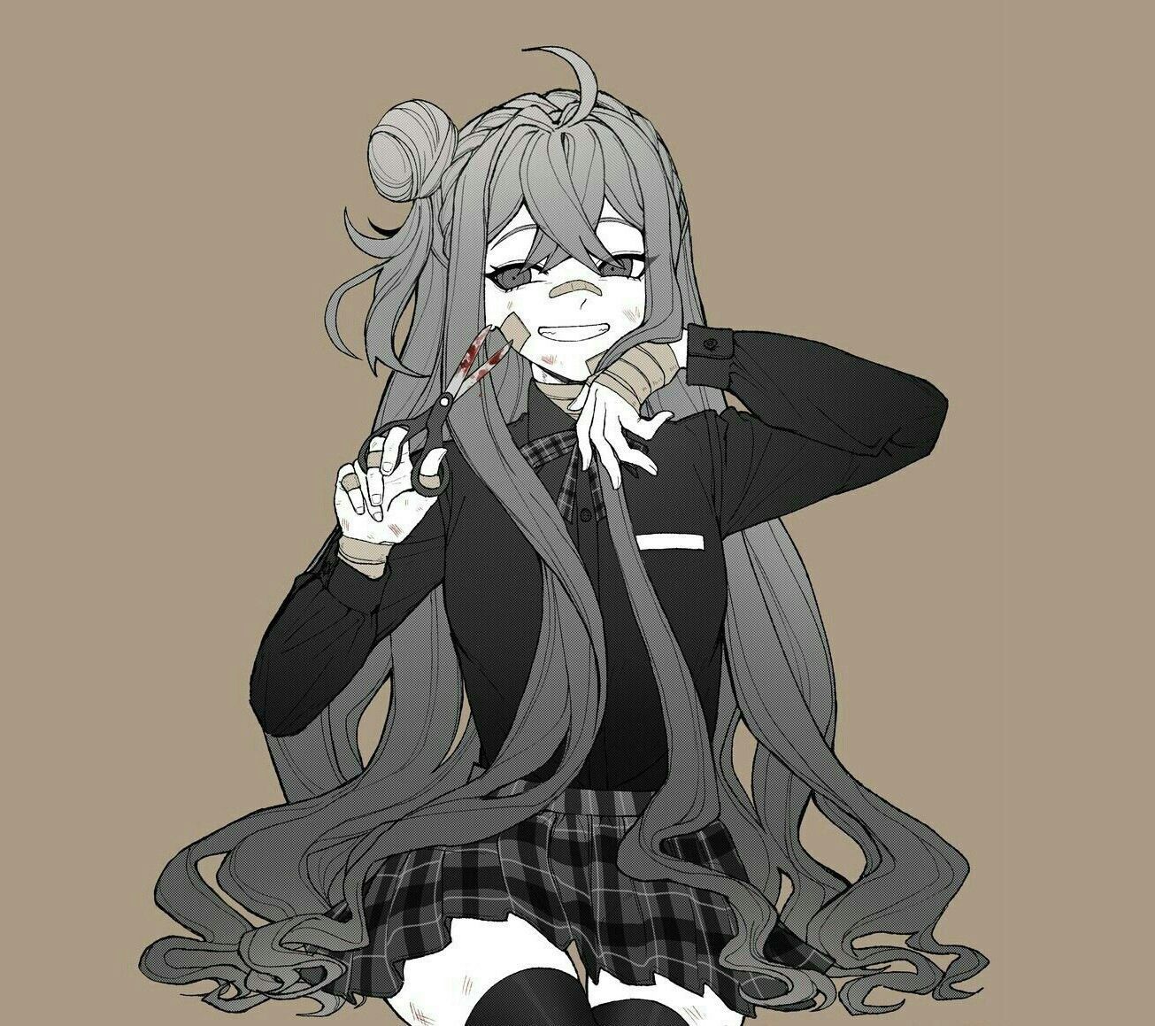 Grunge anime Girl - Discord Pfp