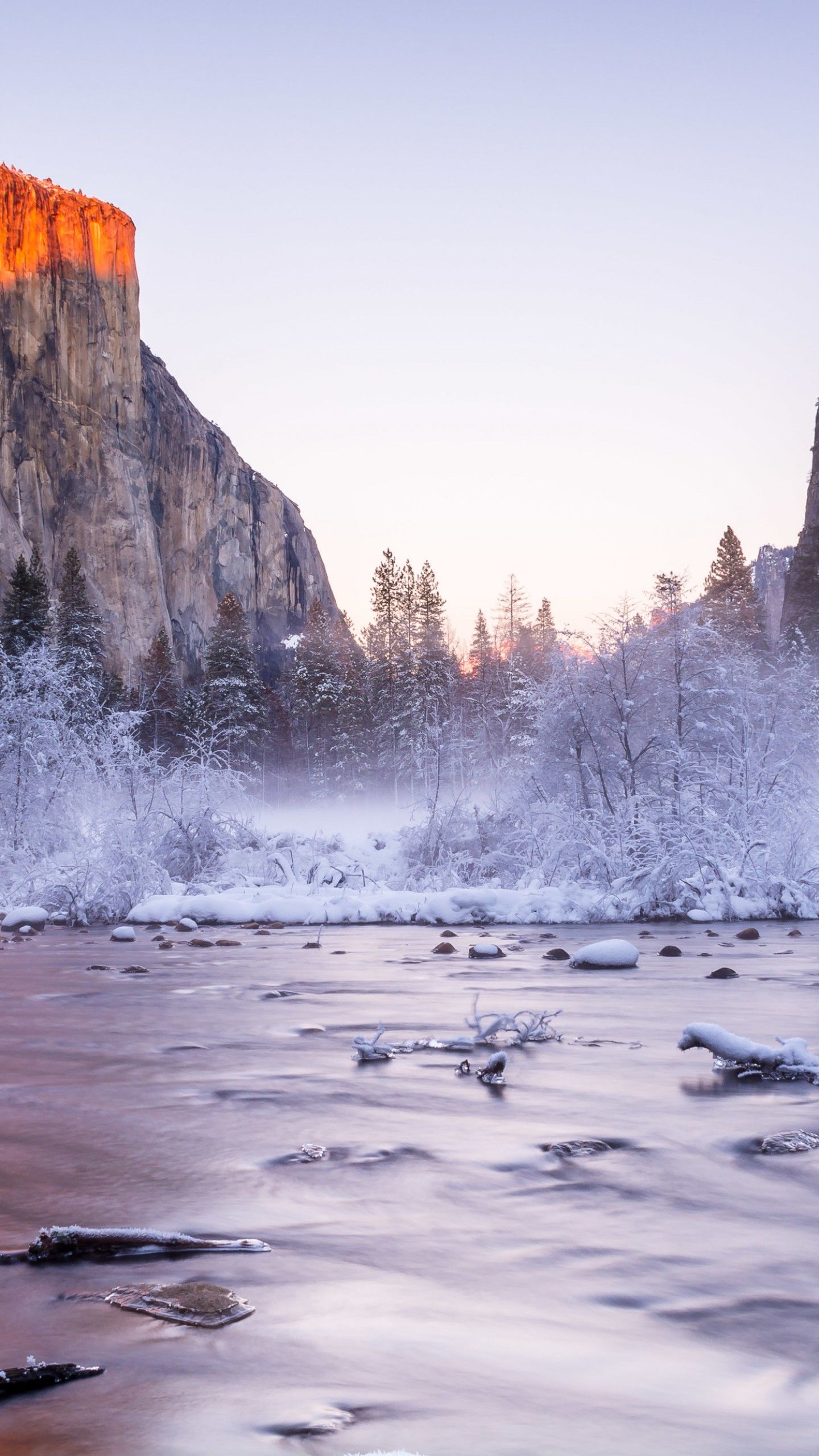 Wallpaper Yosemite, 5k, 4k wallpaper, National Park, California, USA, winter, tourism, travel, lake, mountain, Nature