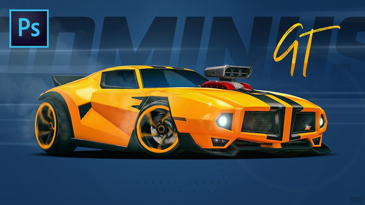 Making of Dominus GT Wallpaper Time Lapse Tutorial