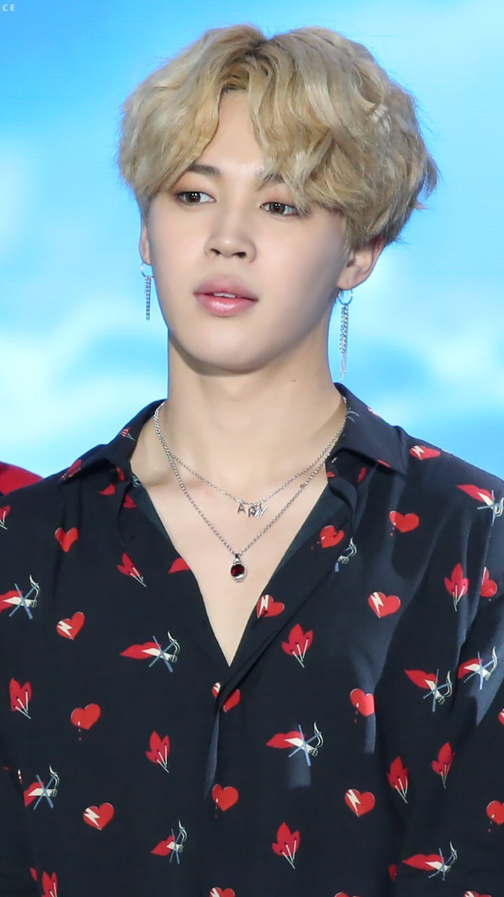 BTS Jimin Blonde Hair Wallpaper