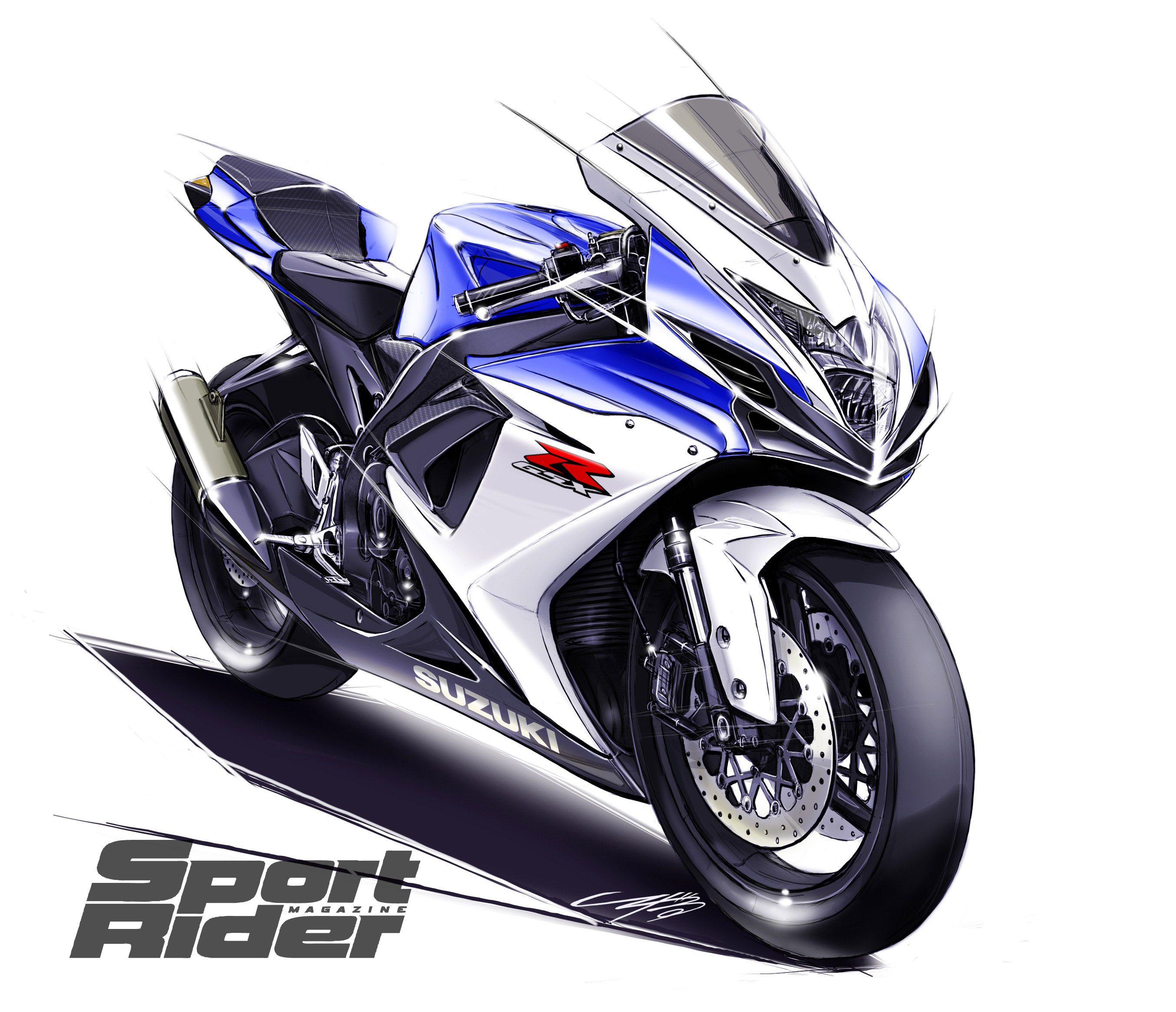 Design Sketch Of 2011 Suzuki GSX R600 (and 750)?