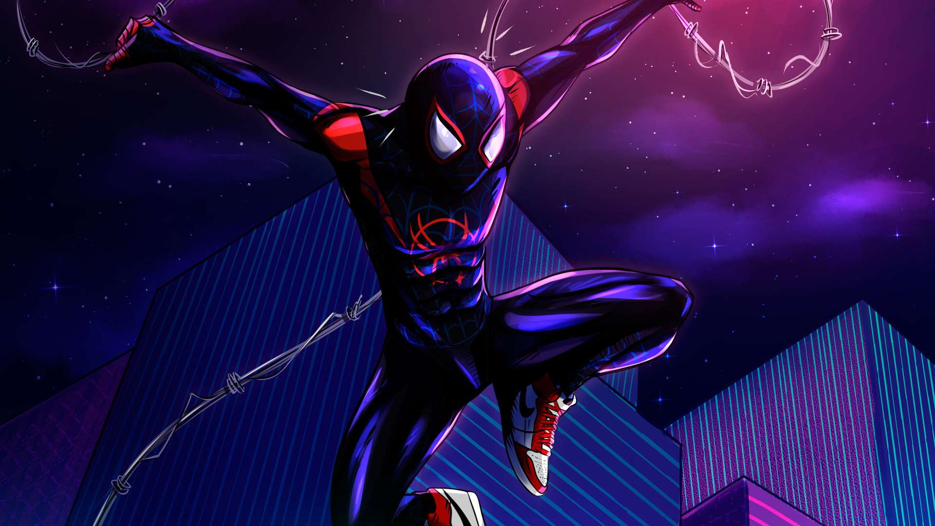 Miles Morales Spiderman Wallpaper HD
