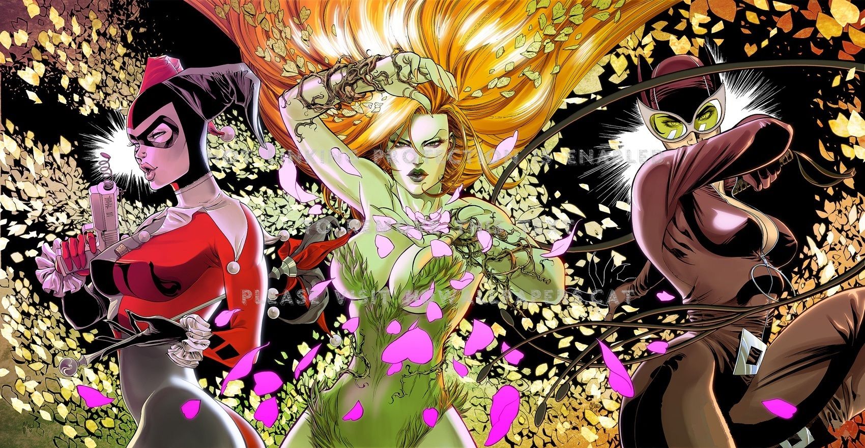 Harley Quinn And Poison Ivy Wallpapers Wallpaper Cave