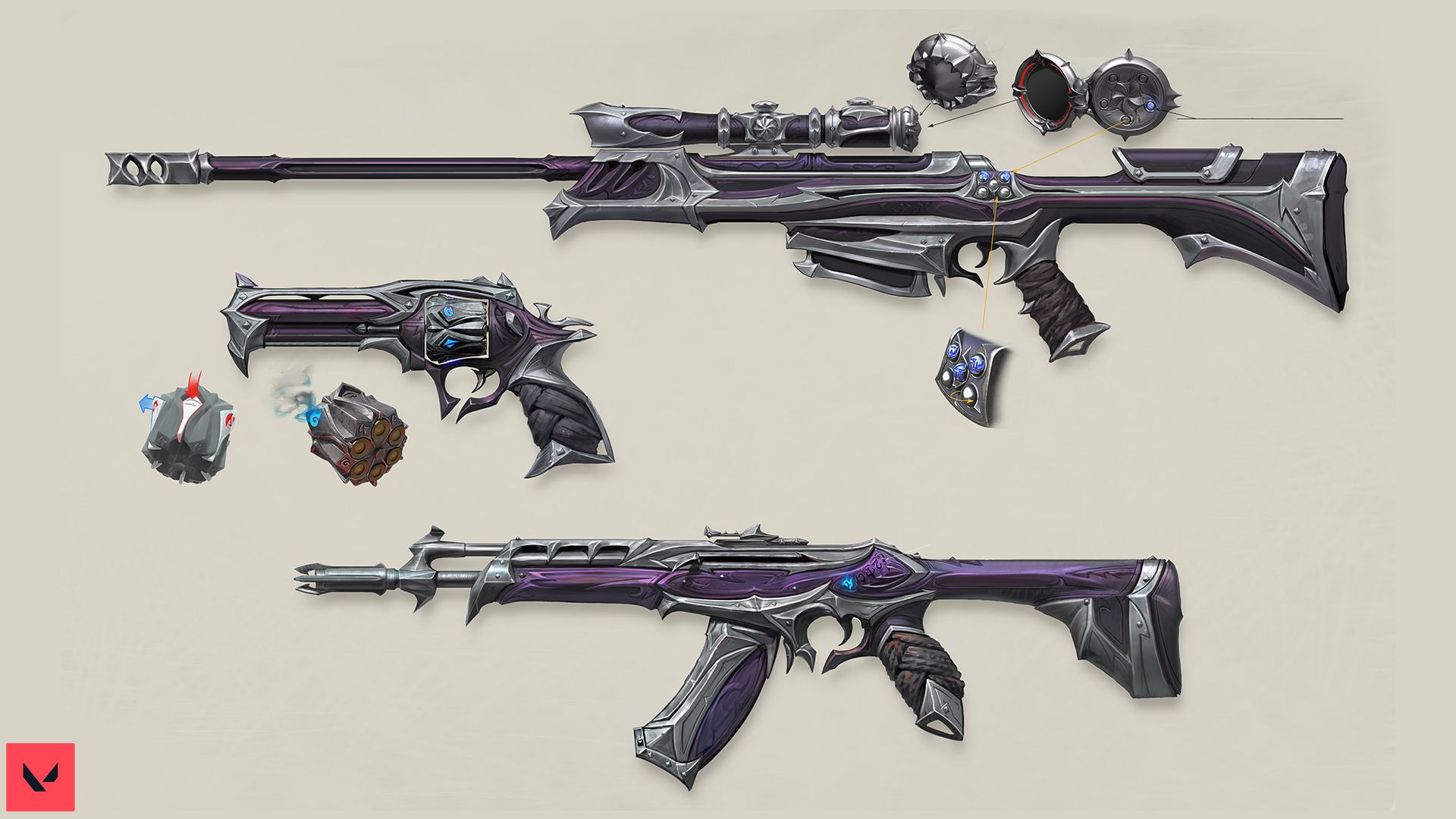Riot Games' process of creating VALORANT guns and gun skins