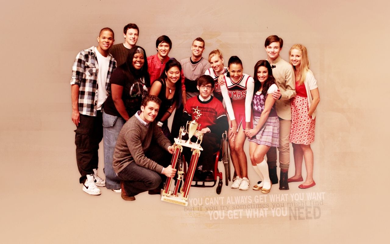 Glee wallpaper  Glee Glee cast Glee club