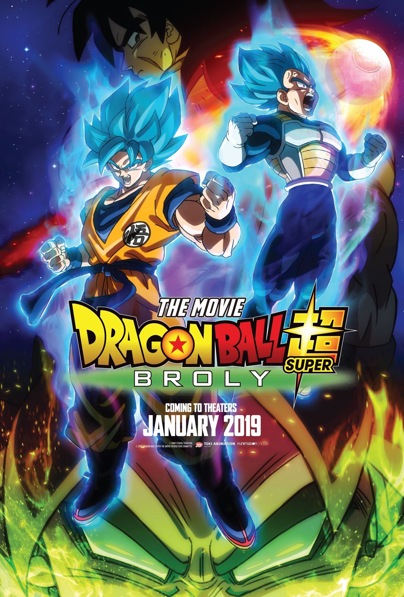 Dragon Ball Super Broly Movie Poster English Ball Súper Súper Broly