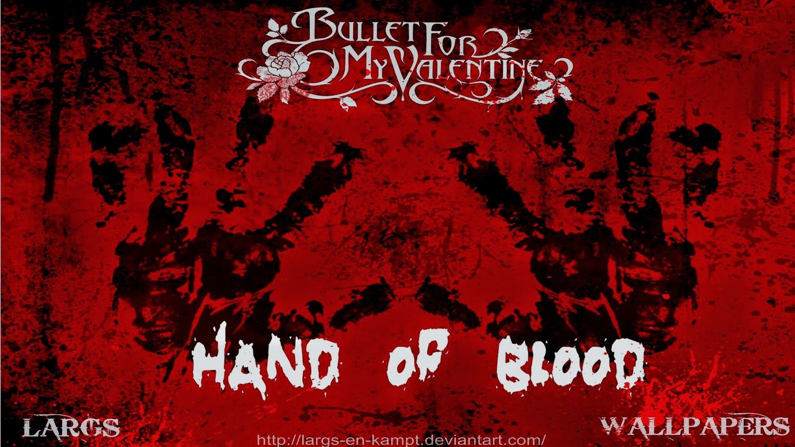 Largs Wallpaper: 29º BULLET FOR MY VALENTINE WALLPAPER OF BLOOD