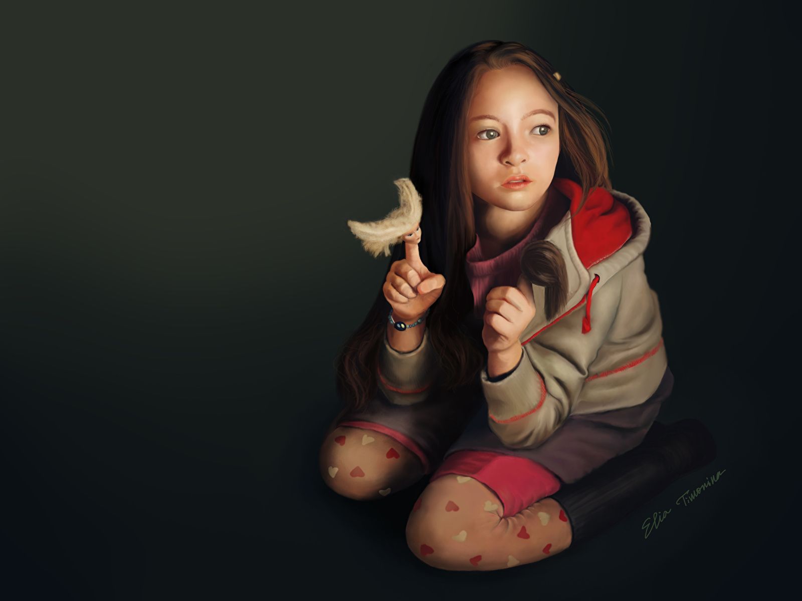 Desktop Wallpaper Little girls Jodelle Ferland, Tideland 1600x1200