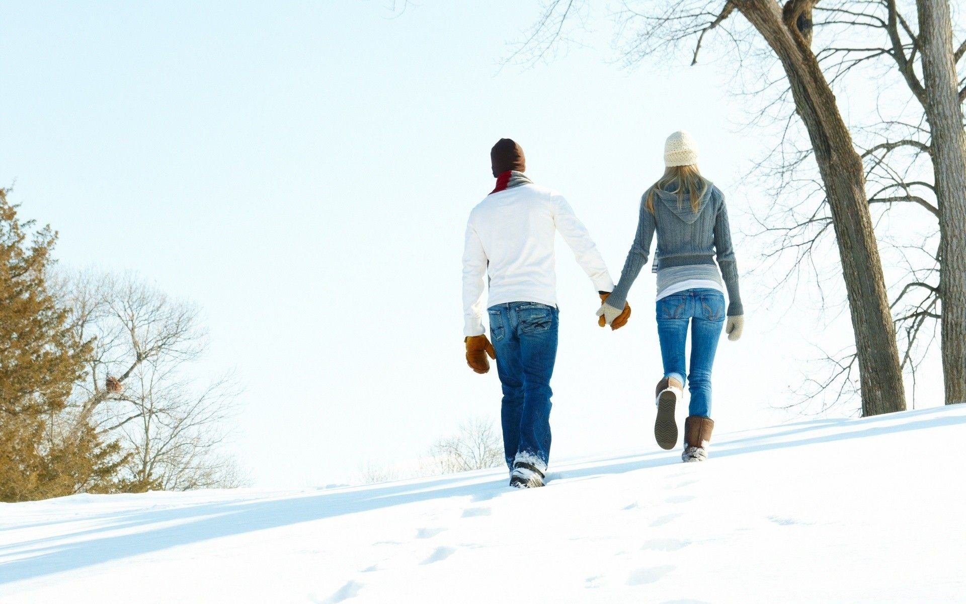 A Romantic Walk Through The Snow