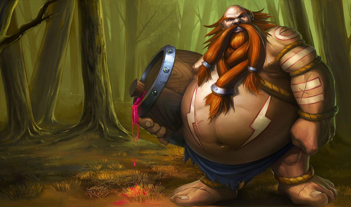 Gragas Classic Skin of Legends Wallpaper