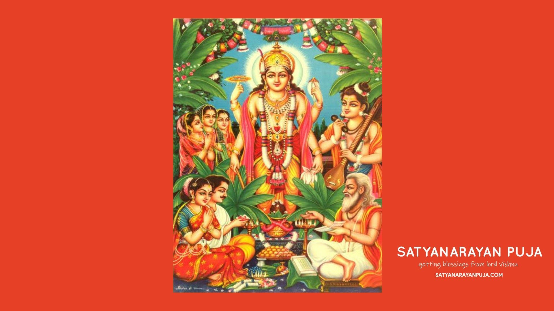 Satyanarayan Pooja Background