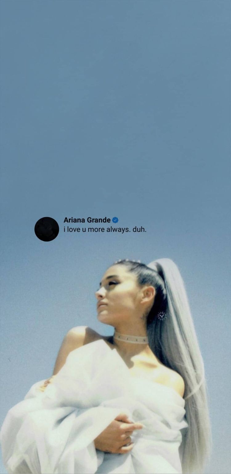 Stuck with u - Ariana Grande Wallpaper