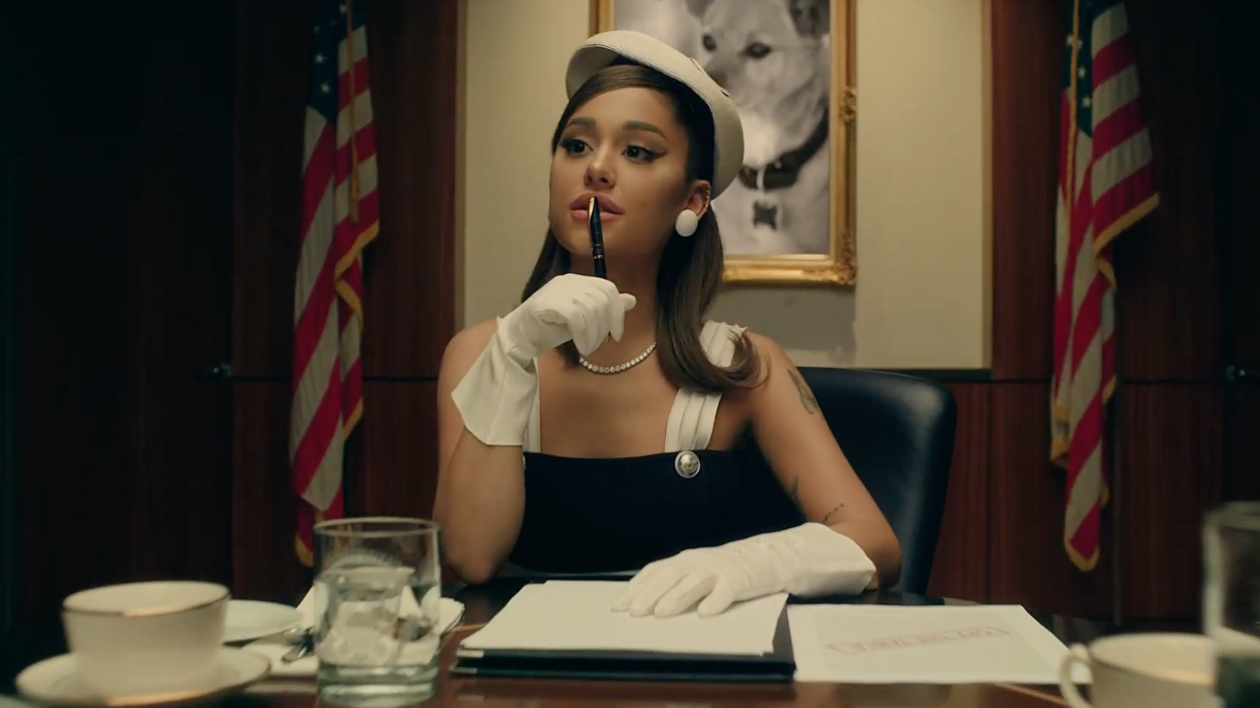 Ariana Grande Serves '60s Glamour in “Positions” Music Video