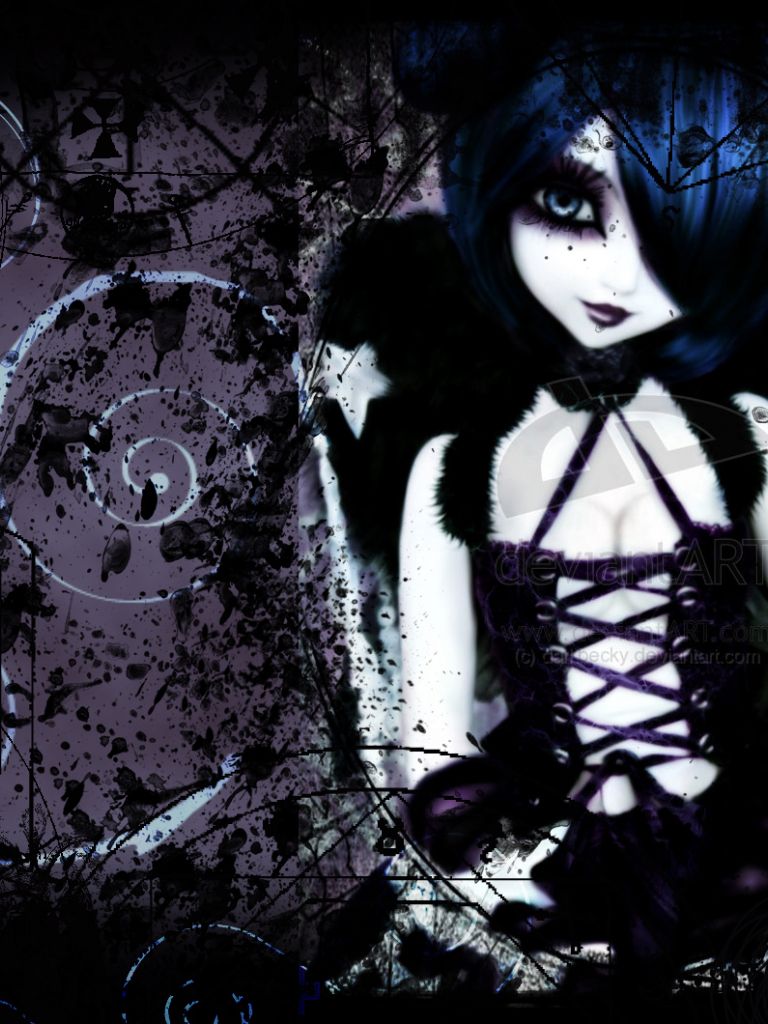 Free download Anime Gothic Girl 1 wallpaper from Gothic Girls wallpaper [1316x1060] for your Desktop, Mobile & Tablet. Explore Emo Gothic Anime Wallpaper. Black Gothic Wallpaper, HD 3D Gothic