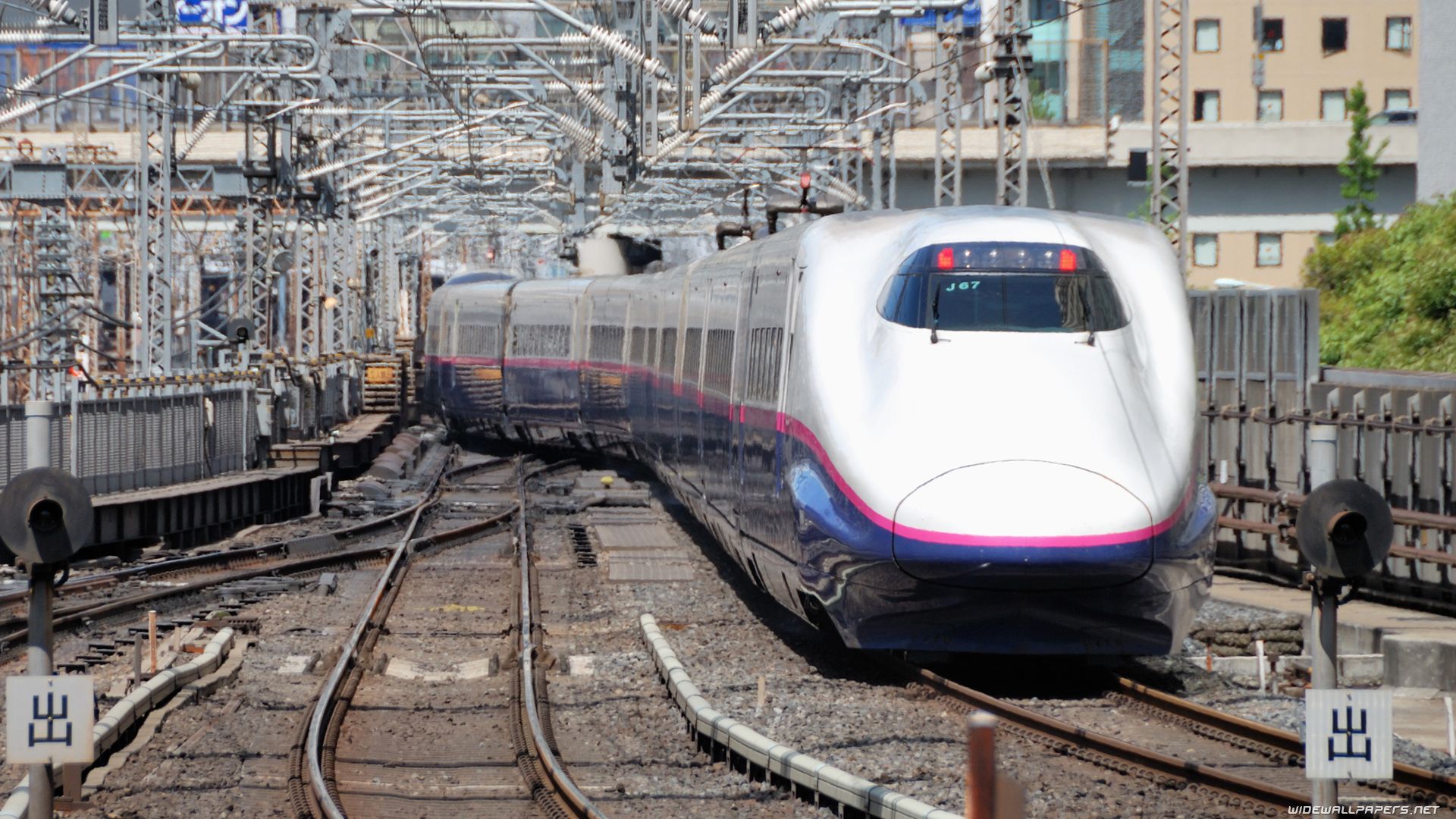 Japan High speed trains desktop wallpaper HD and wide wallpaper
