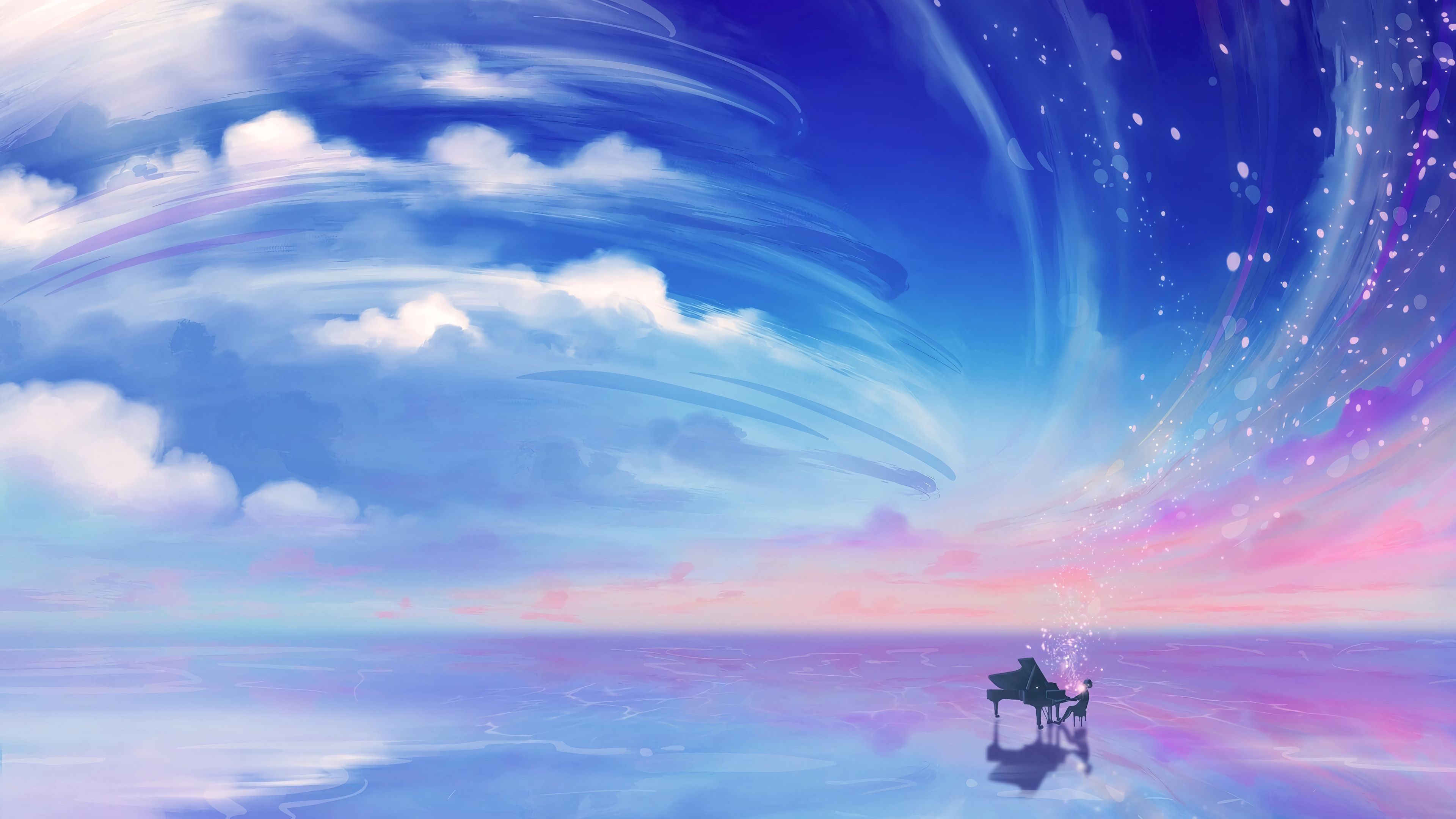 Anime Piano Wallpapers - Wallpaper Cave