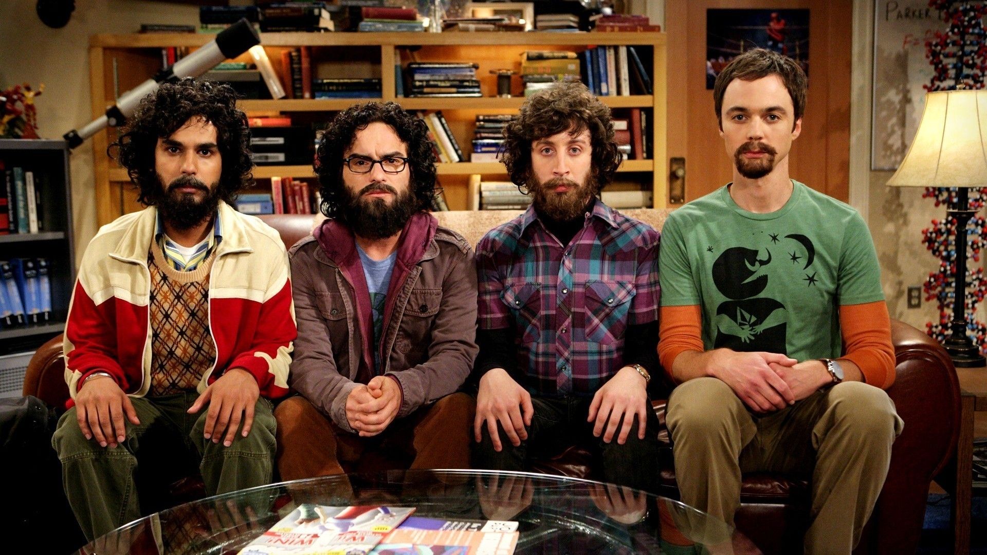 The Big Bang Theory Main Cast Desktop Wallpaper