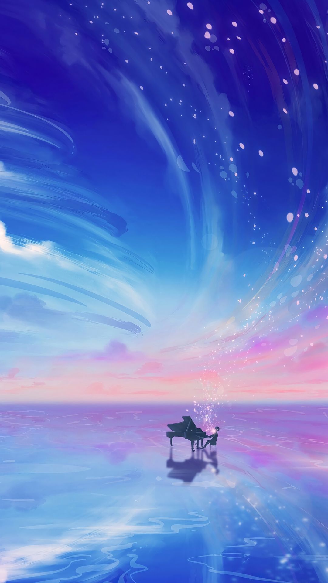 Anime Girl Playing Piano Wallpaper Wallpaper Anime HD Wallpaper
