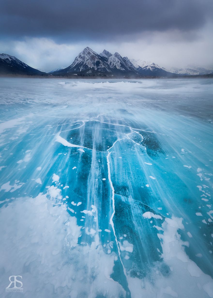 Stunning Photo Of Frozen Lakes, Oceans And Waterfalls