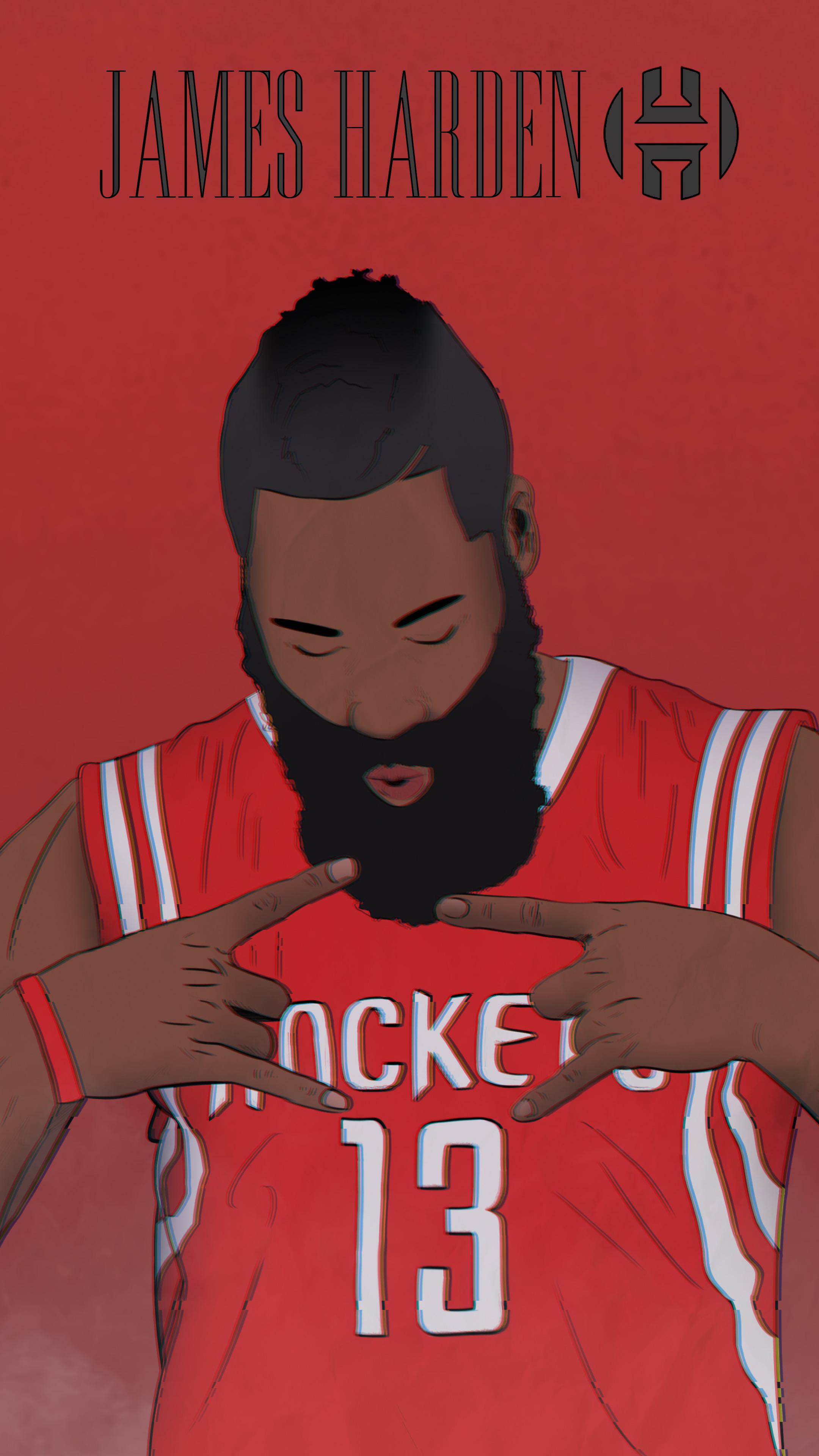 James Harden Phone Wallpaper