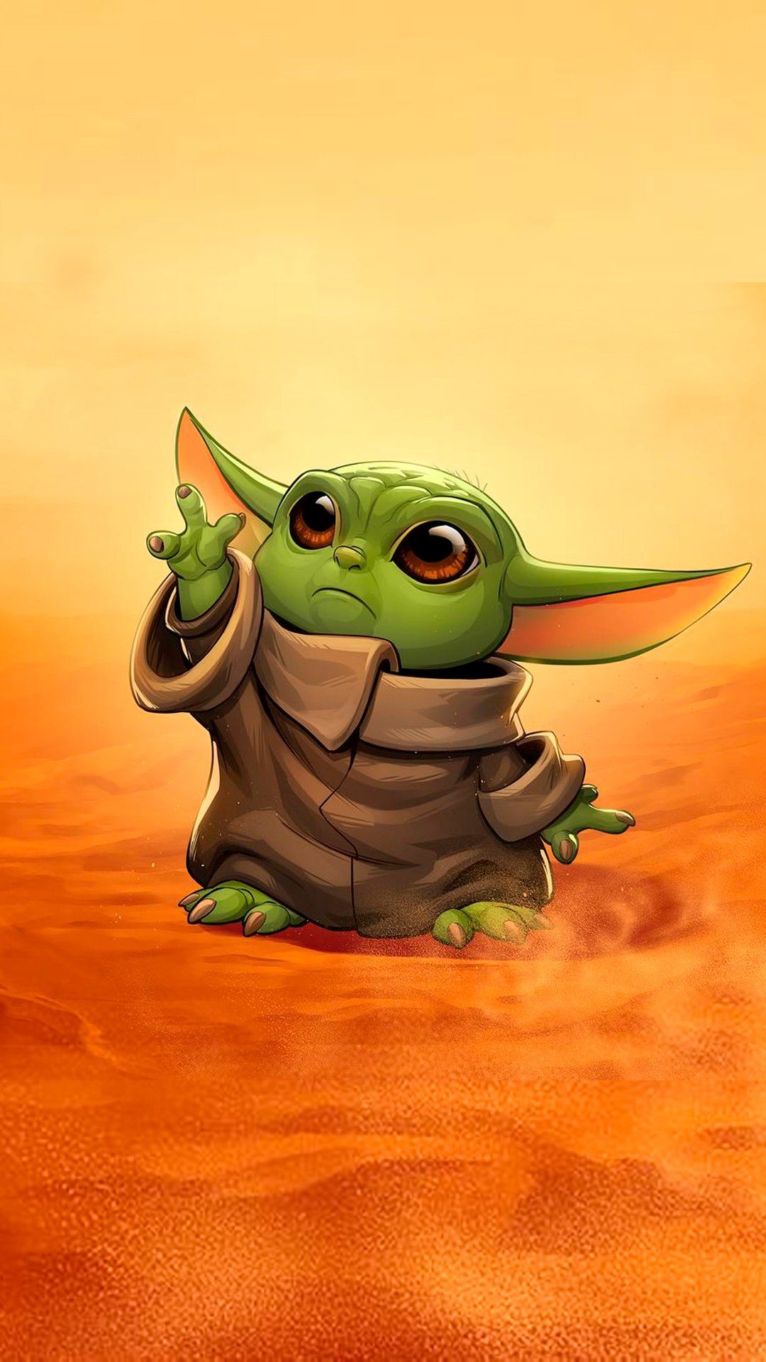 Baby Yoda Valentine Wallpaper