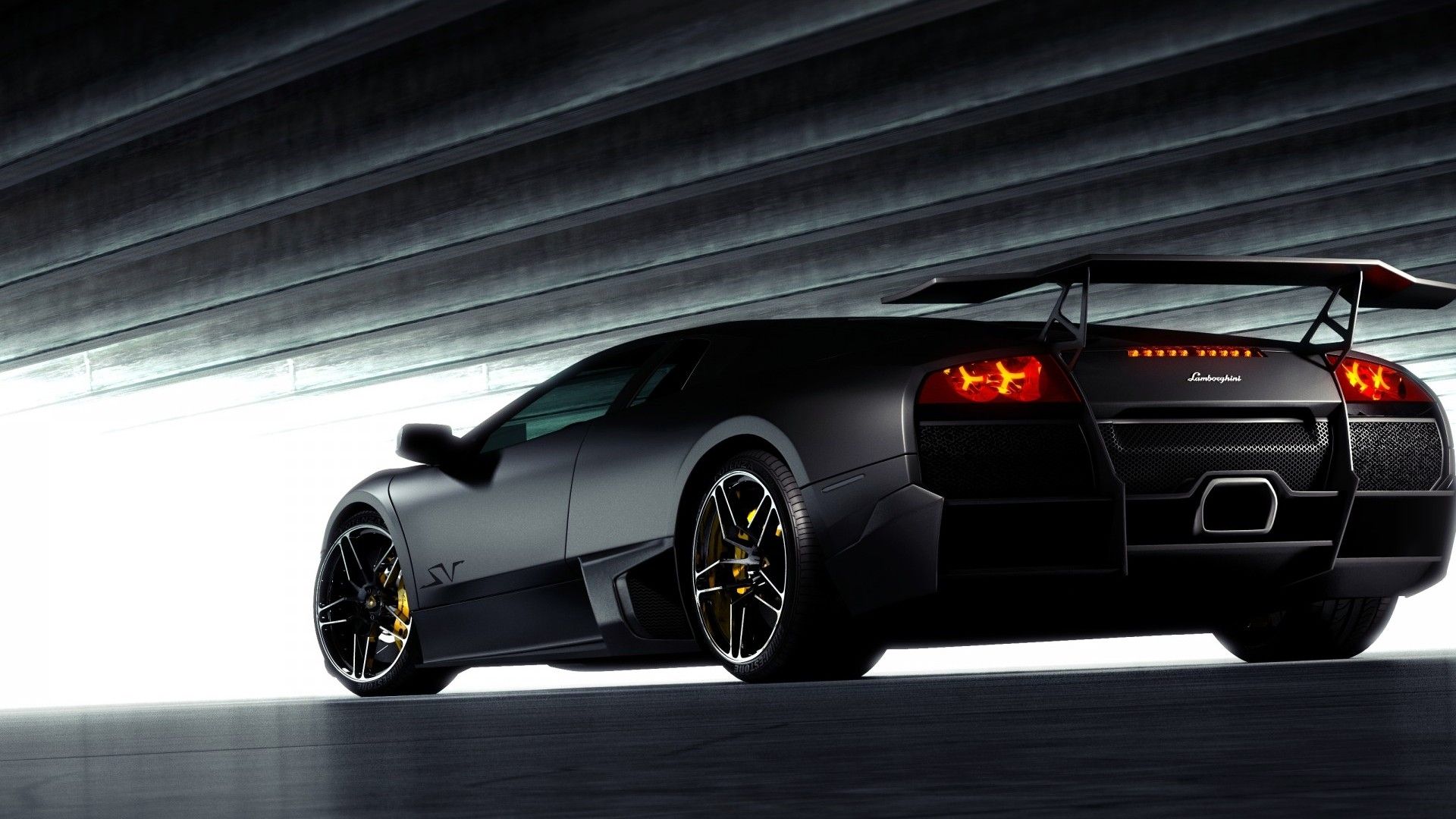 Black Lamborghini Back View Hd Wallpaper 1080p Cars ⋆ Elite Cars Leasing