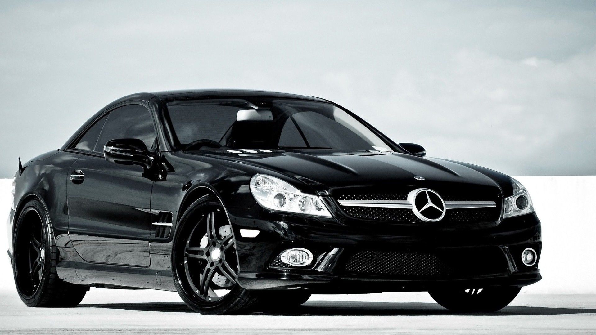 Car Mercedes Benz Black Wallpaperx1080