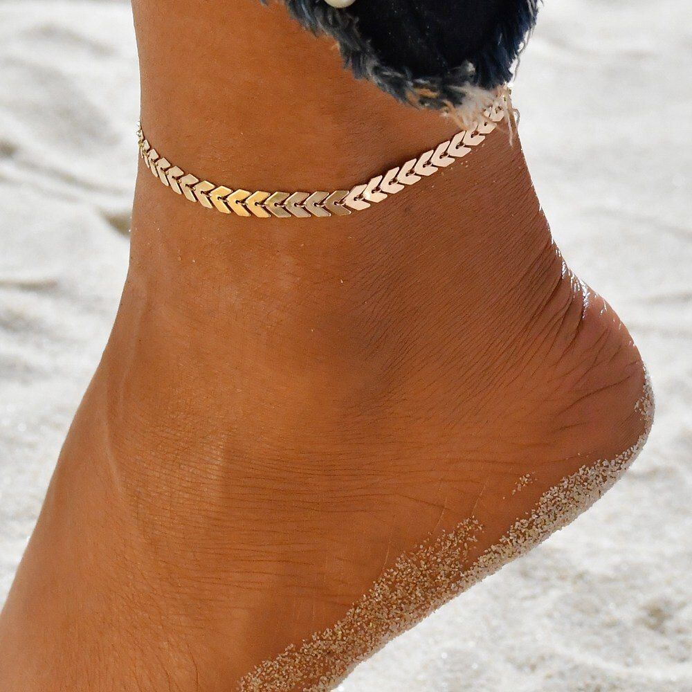 most popular silver anklet jewelry list and get free shipping