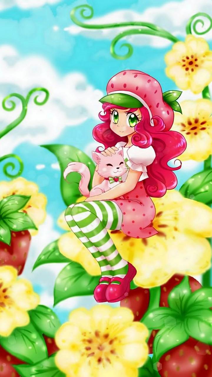 Strawberry Girl Wallpapers Wallpaper Cave