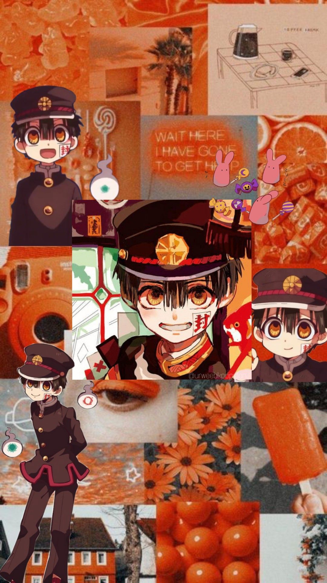 orange aestheticanime anime sticker by berryanauwu