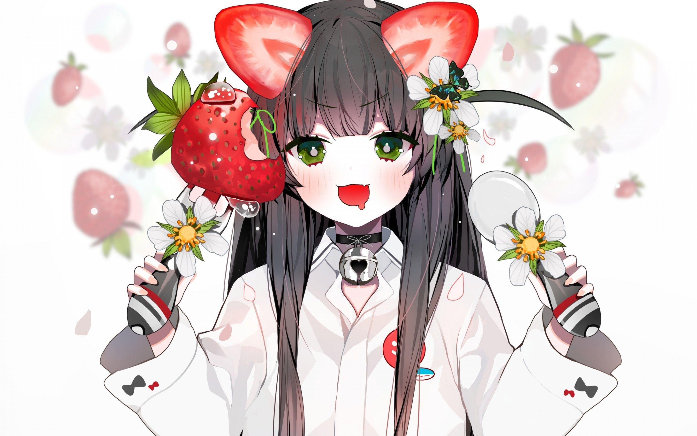 Strawberry Girl Wallpapers - Wallpaper Cave