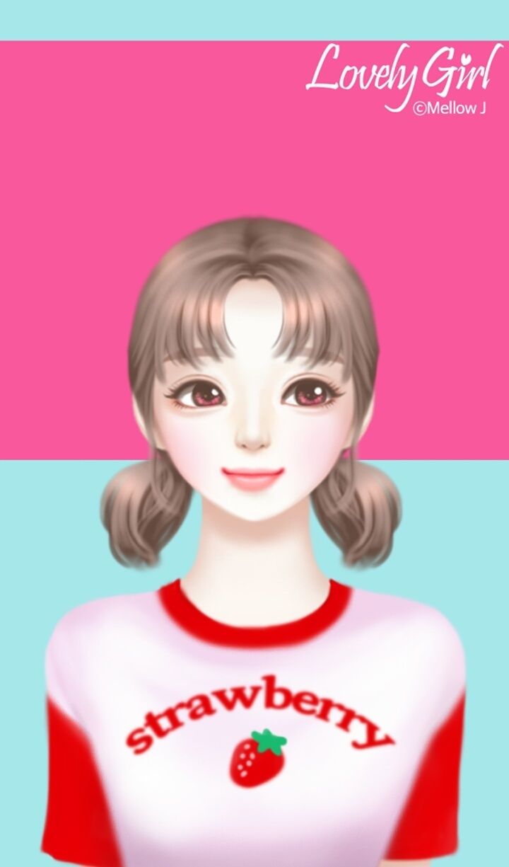 art, art girl, background, beautiful, beautiful girl, beauty, cartoon, colorful, design, drawing, Enakei, fashion, fashionable, girl, illustration, inspiration, kawaii, korean, luxury, pink, pretty, princess, strawberry, wallpaper, wallpaper, we heart it