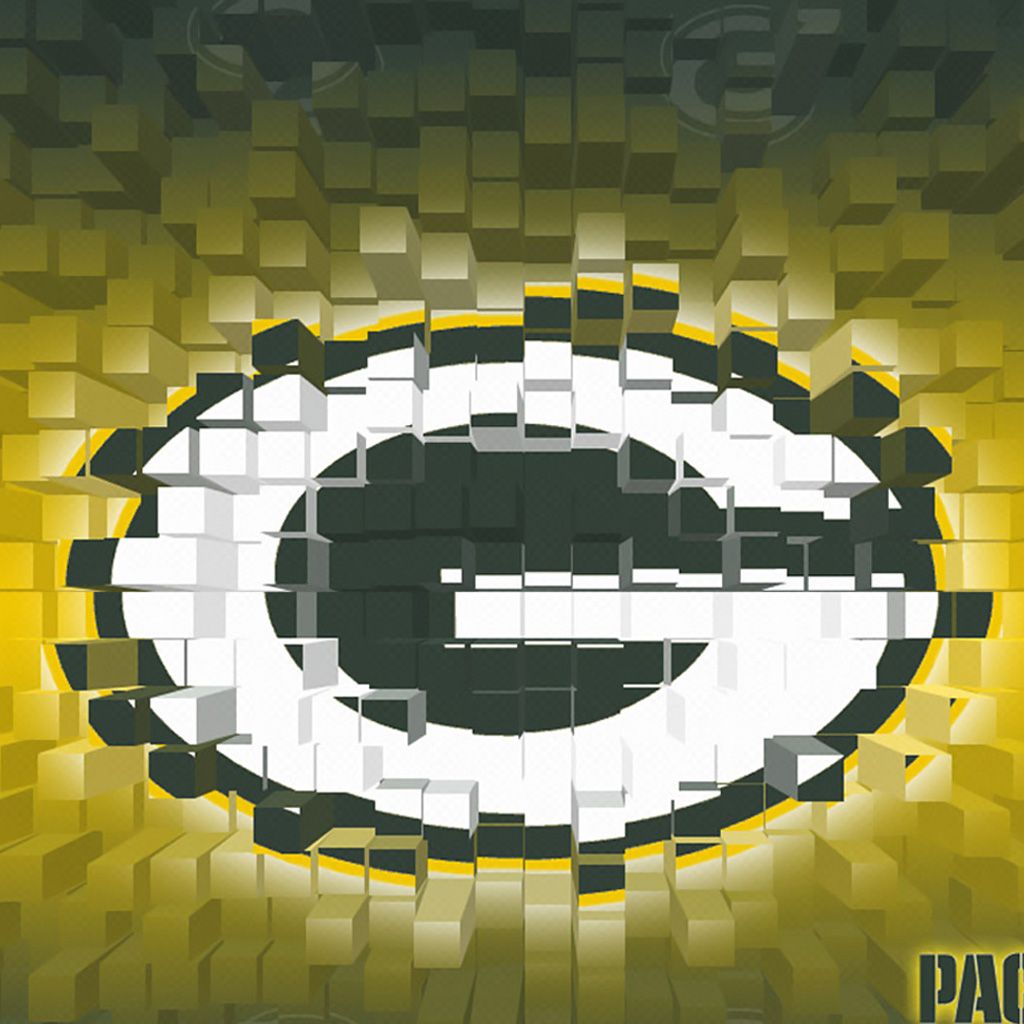 Green Bay Packers Team Logos iPad Wallpaper