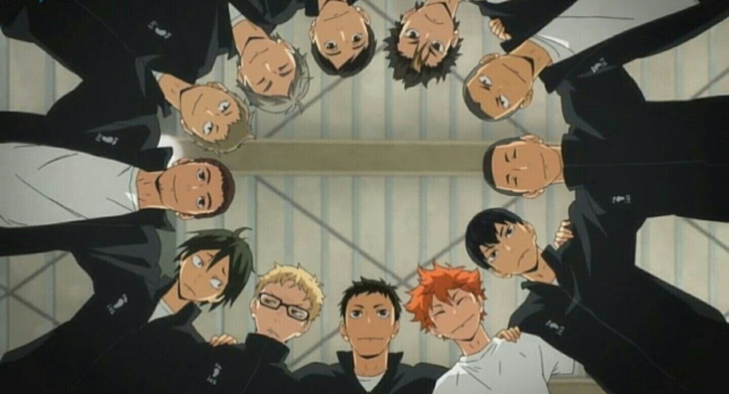 Karasuno team members. Haikyuu anime, Haikyuu wallpaper, Anime