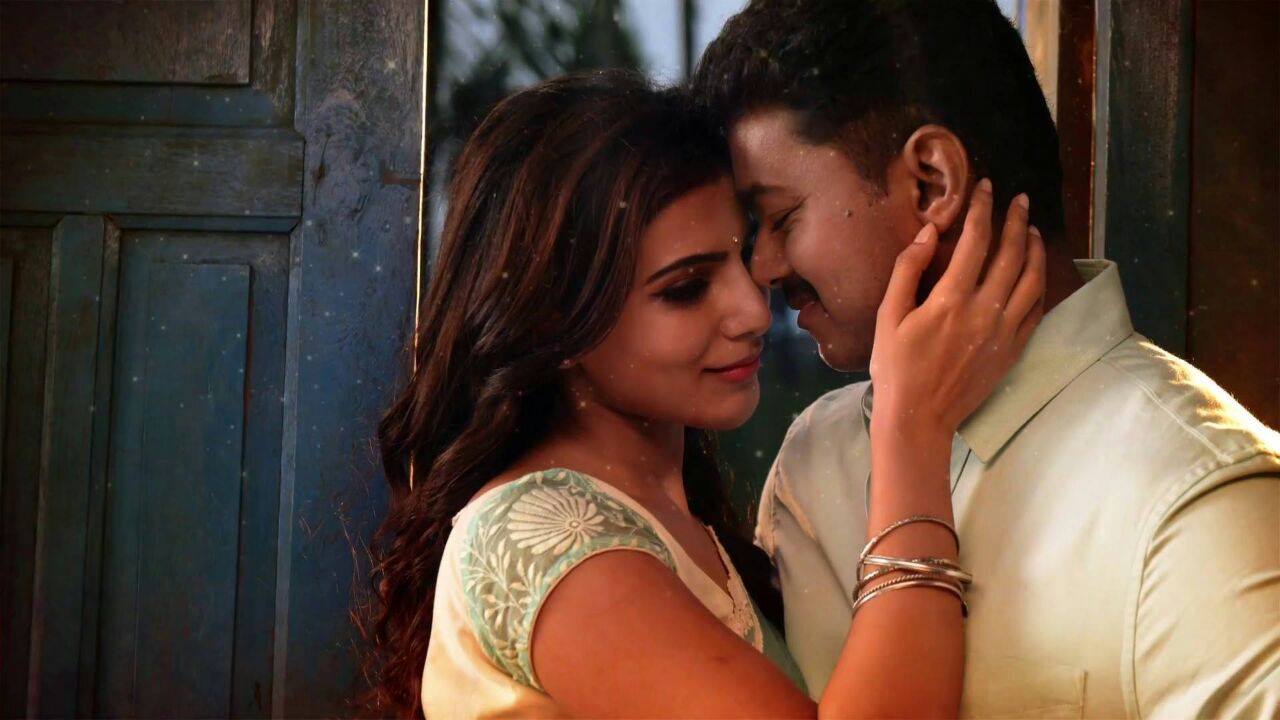 Actor Vijay And Samantha Beautiful Stills From Theri Tamil Movie