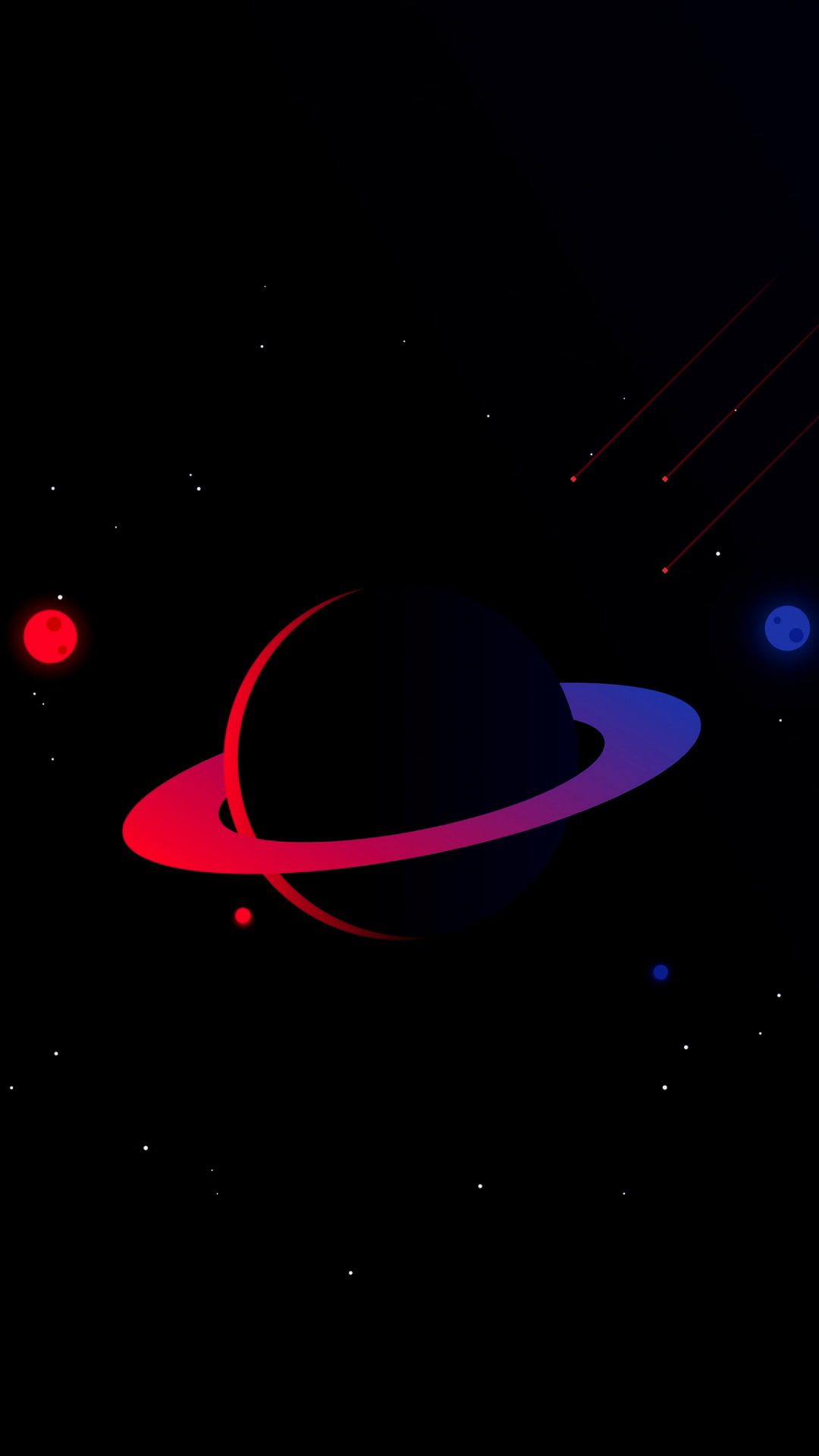 artwork #Saturn #space space art #colorful #planet planetary rings portrait display P #wall. Minimalist wallpaper, Space iphone wallpaper, Minimal wallpaper