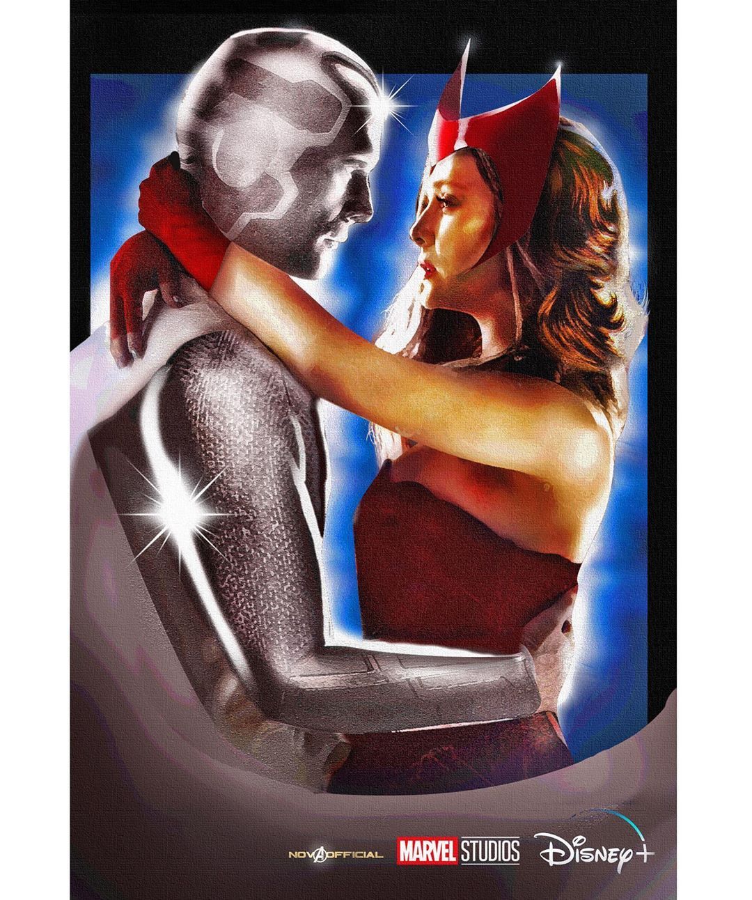 WandaVision fan poster by Nova Official. HD wallpaper iphone, Marvel, Wanda and vision