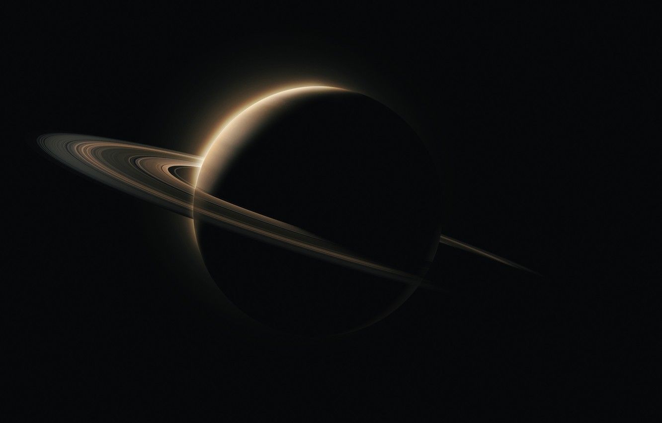 Space Background Wallpaper Saturn