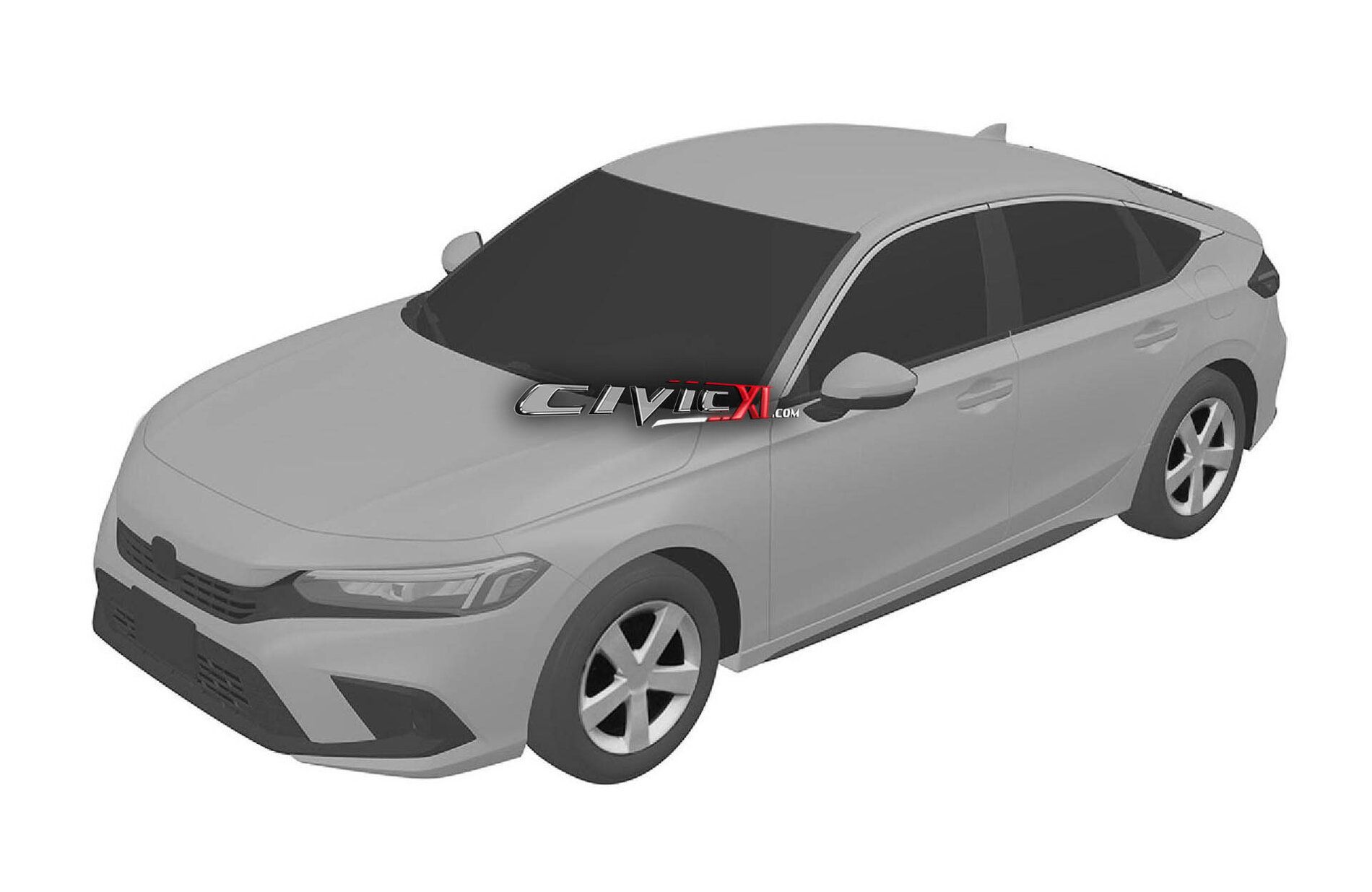 2022 Honda Civic Hatchback Leaked in Patent Image