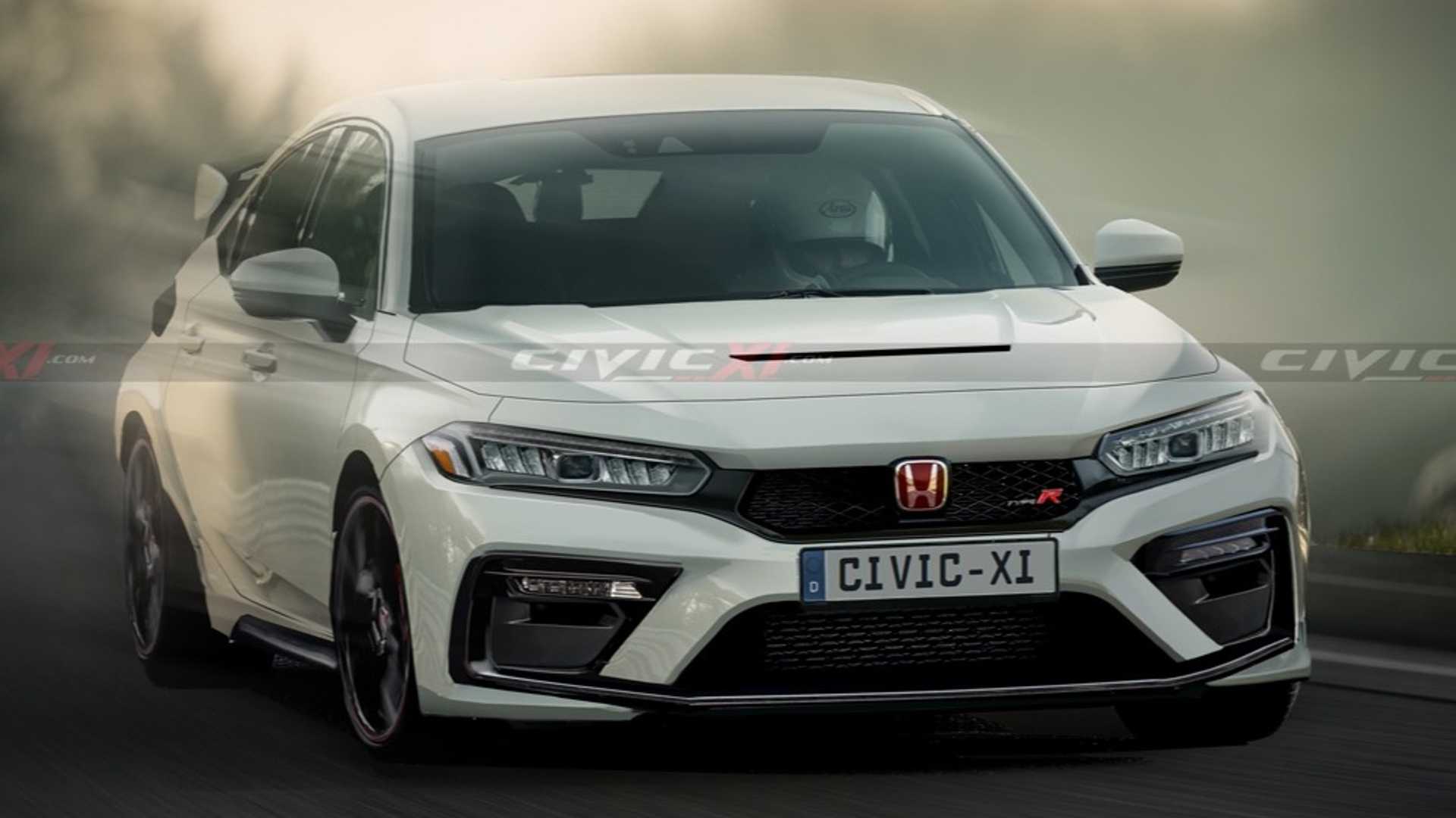 New Honda Civic Type R Rendered After Leaked Patent Image