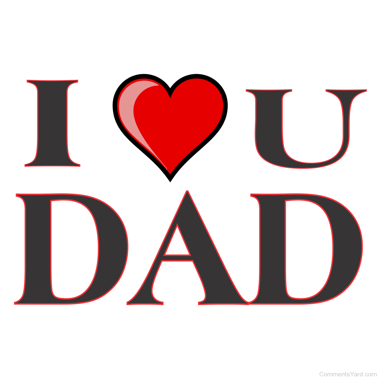 I Love Dad Wallpaper