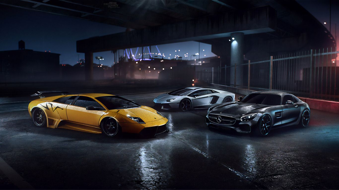 Download 1366x768 wallpaper need for speed, cool cars, sports ride, tablet, laptop, 1366x768 HD image, background, 21917