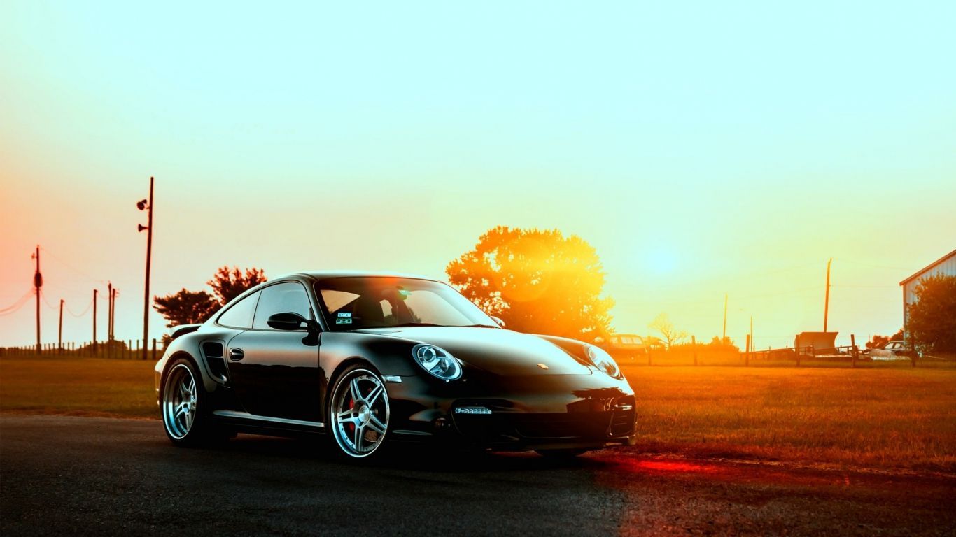 Download Wallpaper 1366x768 Porsche, Cars, City, Sunset lapx768 HD Background. Car wallpaper, Sunset nature, Car insurance